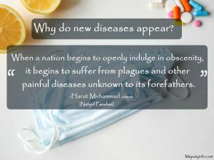 “When a nation begins to openly indulge in obscenity, it begins to suffer from plagues and other painful diseases unknown to its forefathers..” -Hazrat Muhammad SAWAW [Nehjul Fasahat]