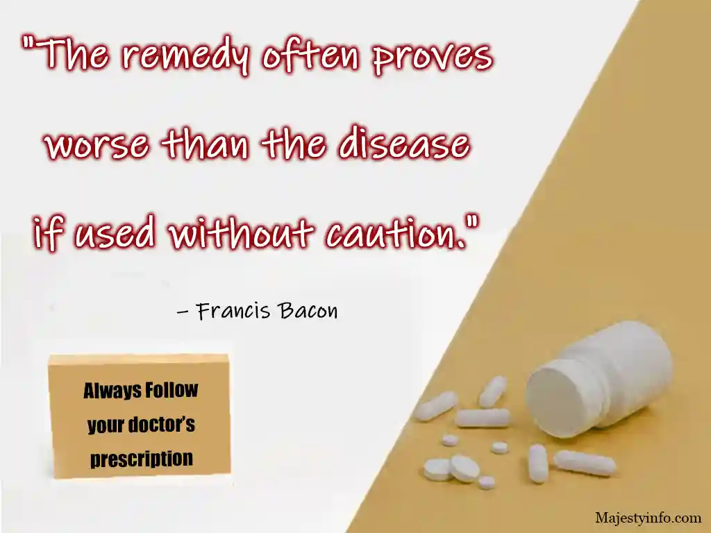 The remedy often proves worse than the disease if used without caution